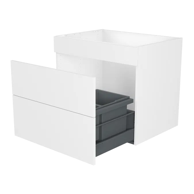 Sink base cabinet A080639 Plain White