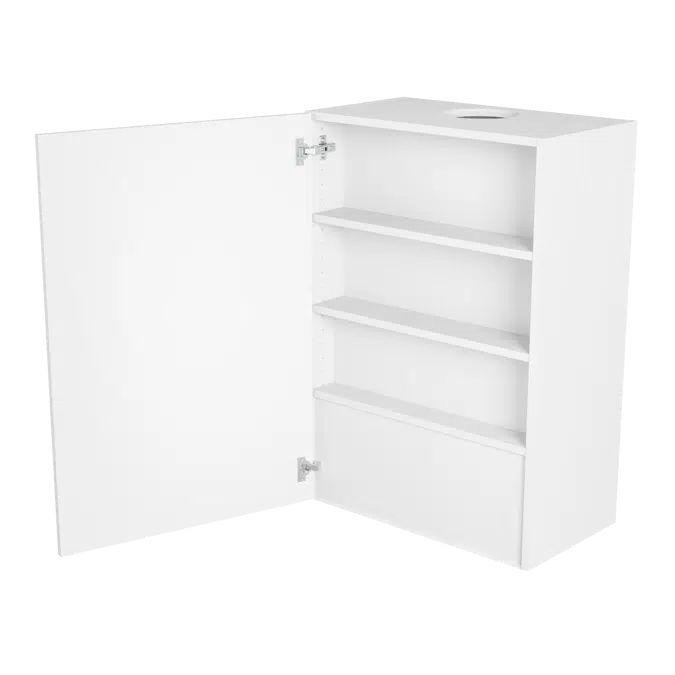 Wall cabinet F060201 Plain White