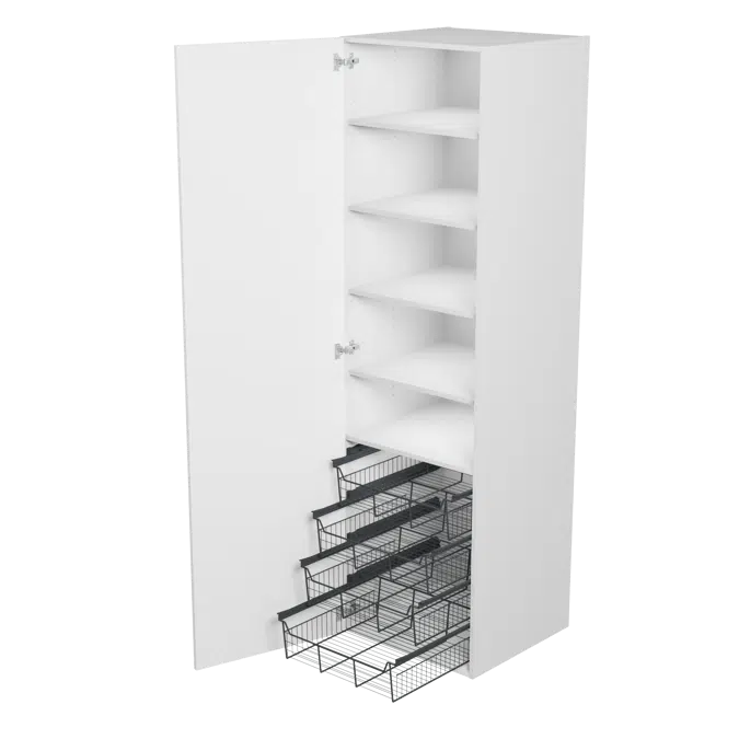 High cabinet J060244 Plain White