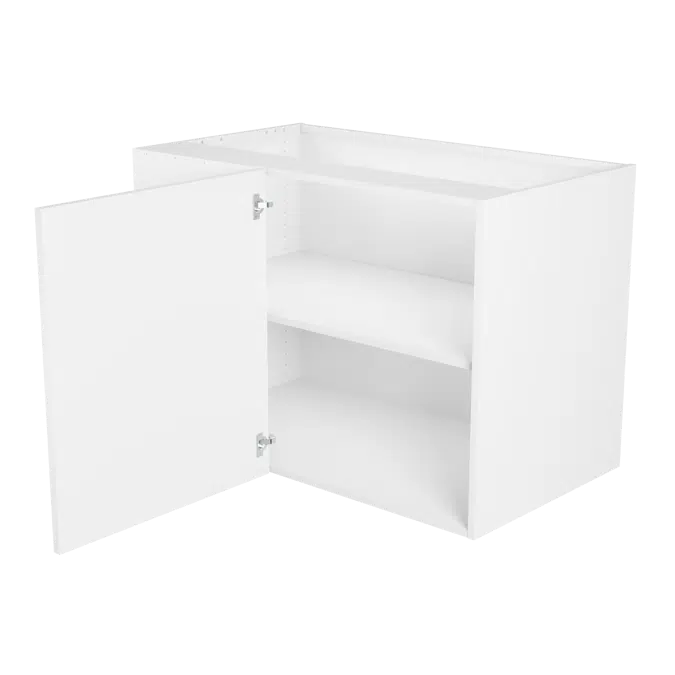 Corner base cabinet  A100541 Plain White