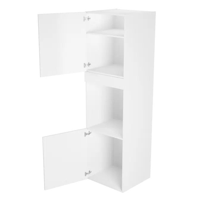 High cabinet J060804 Plain White