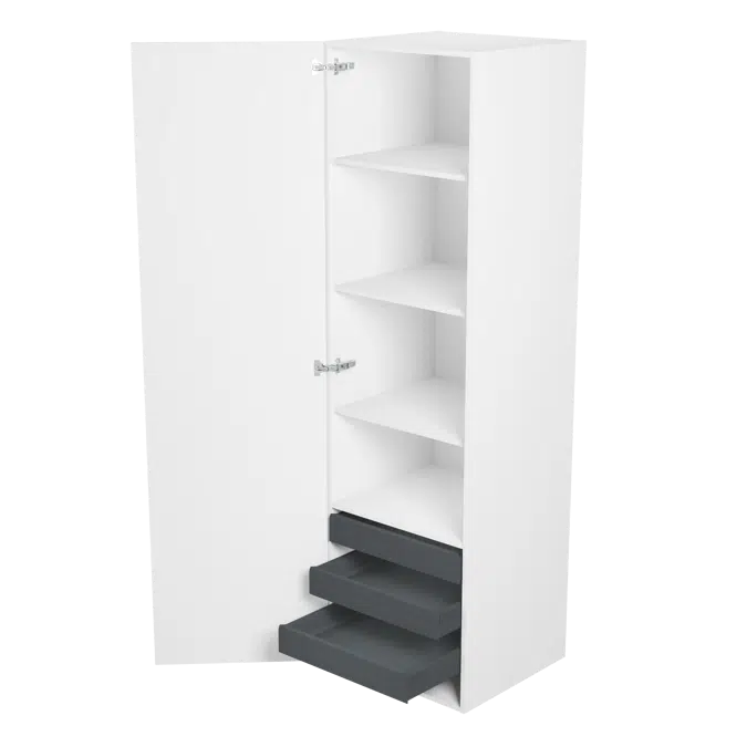 High cabinet J060188 Plain White
