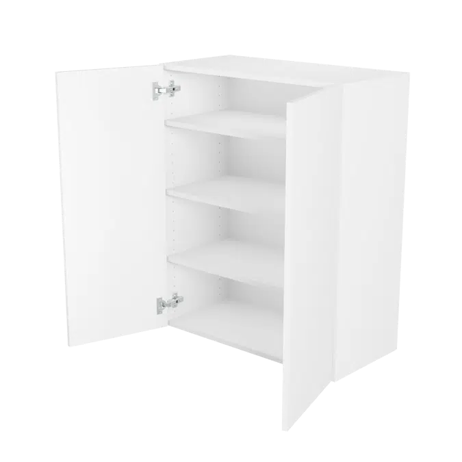 BIM objects - Free download! Wall cabinet F070003 Plain White | BIMobject