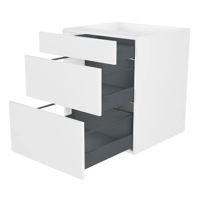 Base cabinet A060333 Plain White