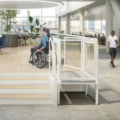 画像 EasyLift - W1100mm - platform lift - lifting platform - lift for wheelchair users - easy to integrate