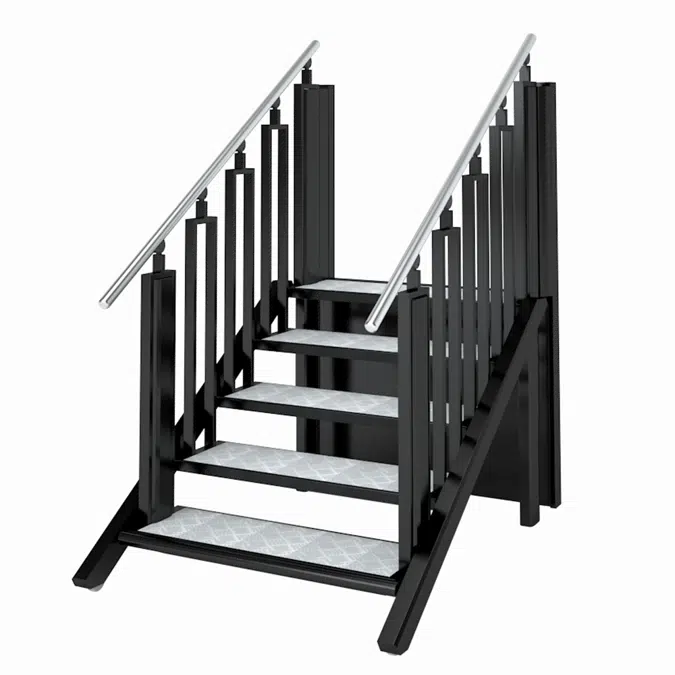 FlexStep: 5 Steps  - platform lift - lifting platform - lift for wheelchair users - combined stair and lift - easy to integrate