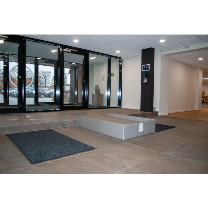 HDN - platform lift - lifting platform - hidden in the floor - hidden lift - lift for wheelchair users - easy to integrate