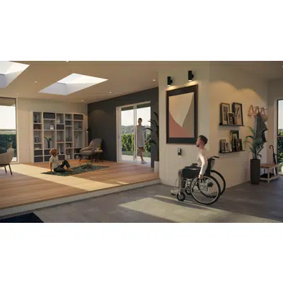 画像 HDN - platform lift - lifting platform - hidden in the floor - hidden lift - lift for wheelchair users - easy to integrate