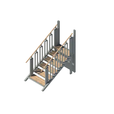 bilde for FlexStep: 6 Steps  - platform lift - lifting platform - lift for wheelchair users - combined stair and lift - easy to integrate