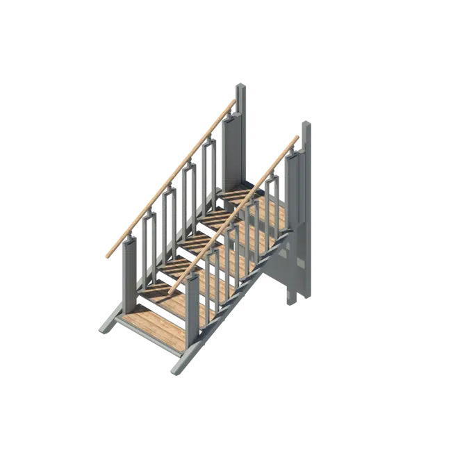 FlexStep: 6 Steps  - platform lift - lifting platform - lift for wheelchair users - combined stair and lift - easy to integrate