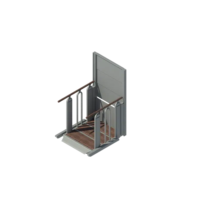 FlexStep: 3 Steps  - platform lift - lifting platform - lift for wheelchair users - combined stair and lift - easy to integrate