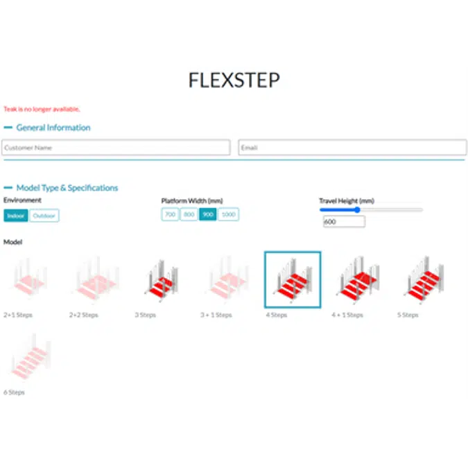 LPC: Liftup Product Configurator - design your own lift - lifting platform - Platform Lifts