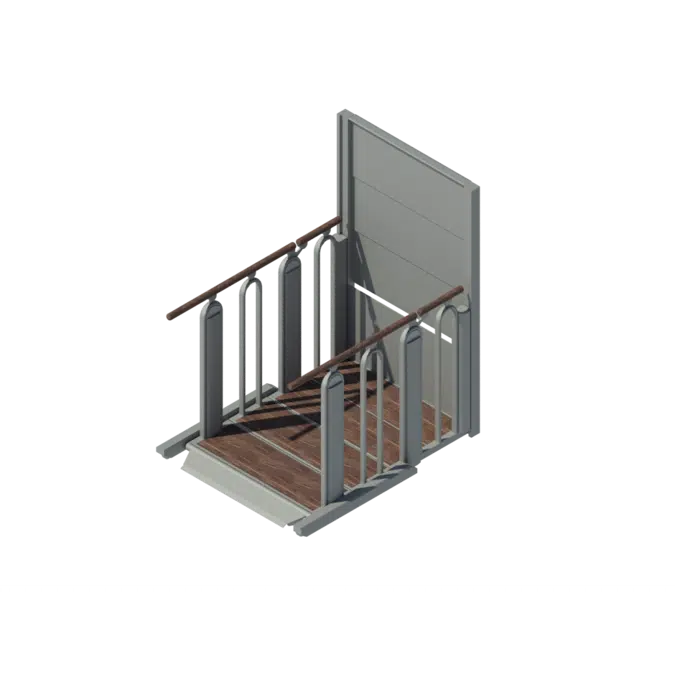 FlexStep: 3+1 Steps  - platform lift - lifting platform - lift for wheelchair users - combined stair and lift - easy to integrate