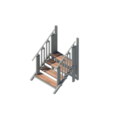 FlexStep: 4 Steps  - platform lift - lifting platform - lift for wheelchair users - combined stair and lift - easy to integrate 이미지