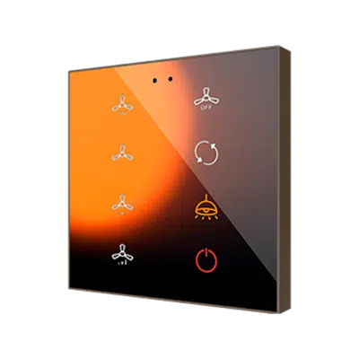 Image for Flat RGB Glass Capacitive Touch Switch