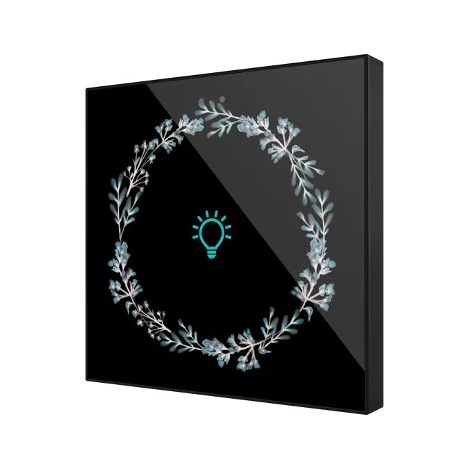 Flat RGB Glass Capacitive Touch Switch
