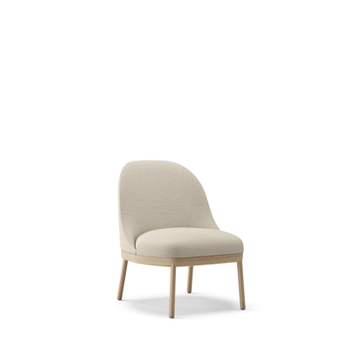 Image for Aleta Lounge Chair - Four wooden legs base