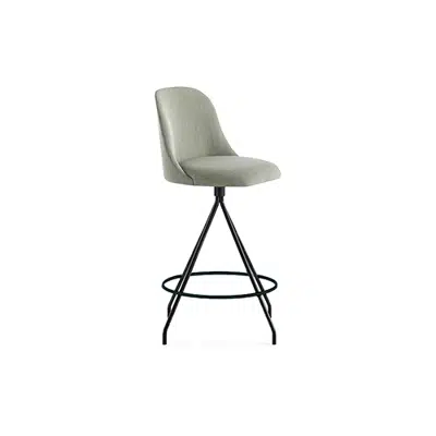 Image for Aleta Counter Stool - Swivel Base High Backrest