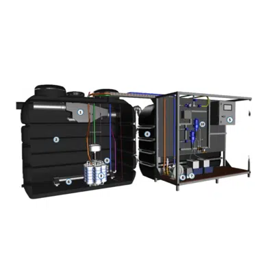 Image pour AQUALOOP GW5400L TO 4XGW5400L (MEDIUM COMMERCIAL) 1,440-5,860 GPD