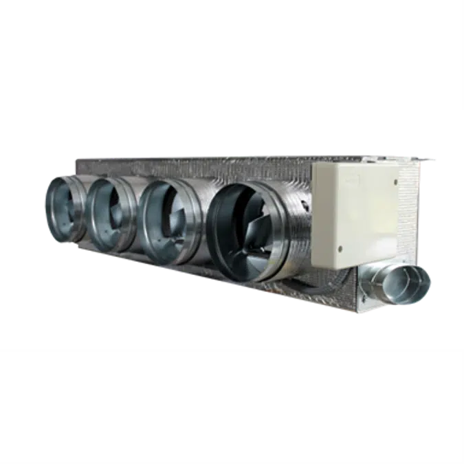 Motorized plenum Mitsubishi Electric standard 4 dampers