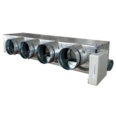 Imagem para Motorized plenum Haier low profile 5 dampers}