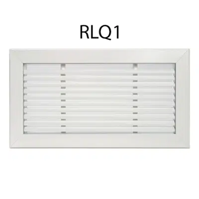 kuva kohteelle Return grille of linear slats fixed at 15°_RLQ1 RLQ2 RLQV