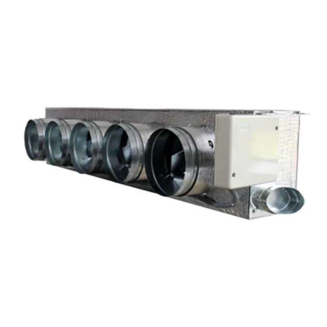 BIM objects - Free download! Motorized plenum Fujitsu standard 5 ...