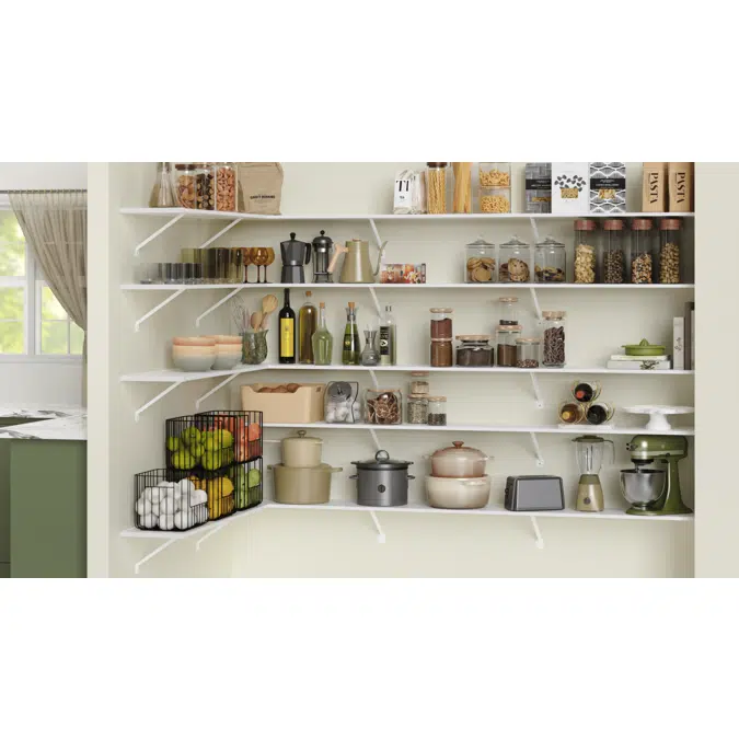 FastFinish™ Solid Wood Shelf System