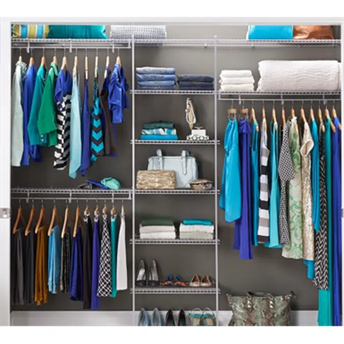 Fixed Ventilated Fixed Shelving, Wardrobe Assembly- Pantry - Linen