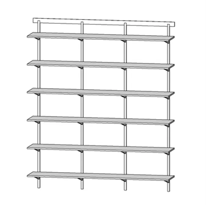 ShelfTrack EVO - Overview Wood Adjustable Solid Wood Melamine Shelving