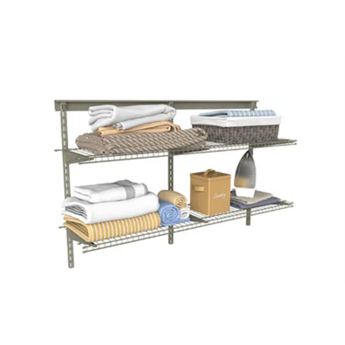 ShelfTrack EVO Shelving System  ClosetMaid Professional Services