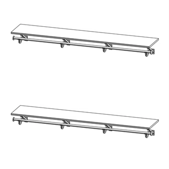 ExpressShelf™ Solid Wood Shelving for Walk-ins, Reach-ins Wardrobe, Laundry Rooms & Pantries in 12 in. and 14 in. depths