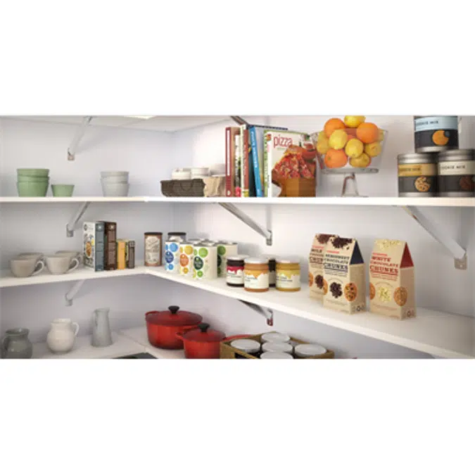 ExpressShelf™ Solid Wood Shelving for Walk-ins, Reach-ins Wardrobe, Laundry Rooms & Pantries in 12 in. and 14 in. depths