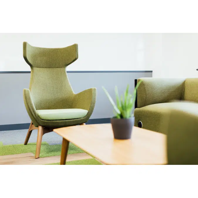 Mae High Back Lounge Chair 
