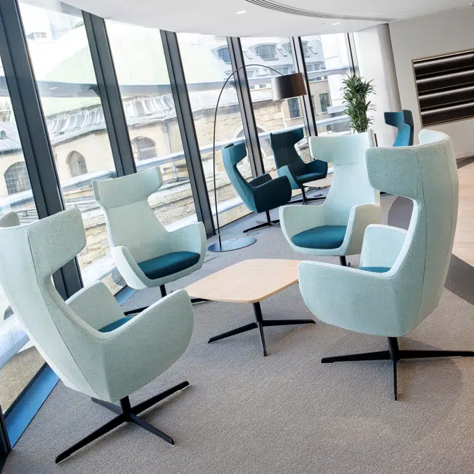 Mae High Back Lounge Chair 
