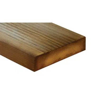 Image for 2485 - Kebony Scots Pine 28x120 mm terrace board comb faced