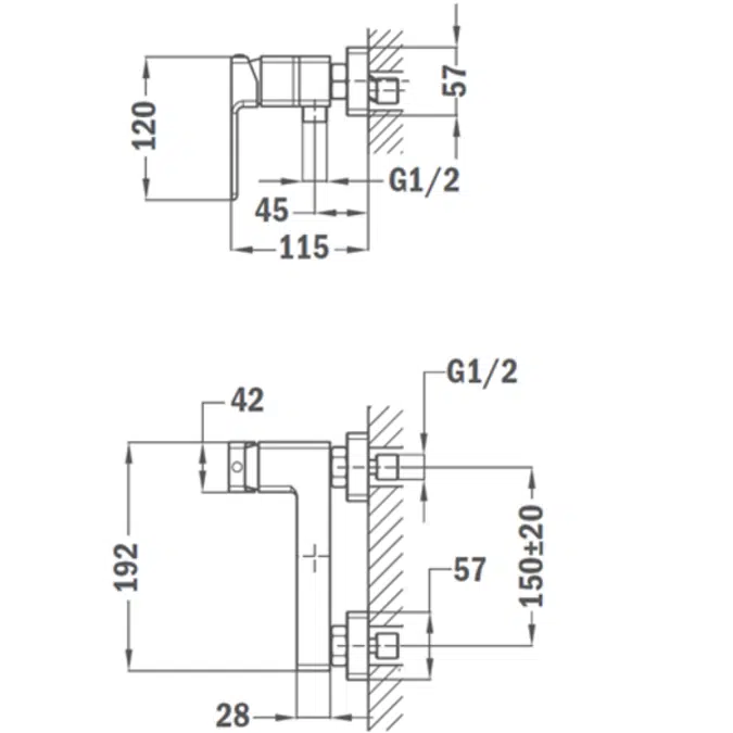 SOLLER shower mixer