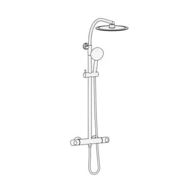 Columna de ducha dual control MANACOR PLUS图像
