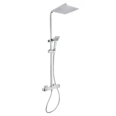 Columna de ducha termostática minimalista SOLLER图像