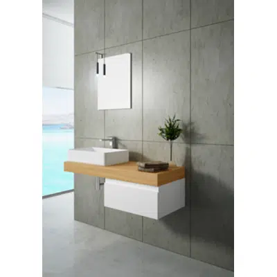 Image for SOLLER 1 drawer bath cabinet with siphon cutout