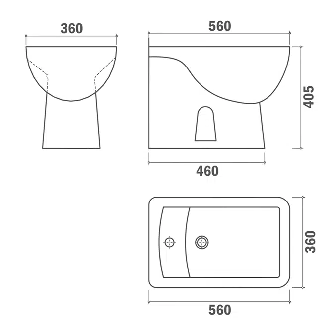 INCA floor bidet