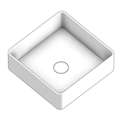Image for SOLLER square countertop basin