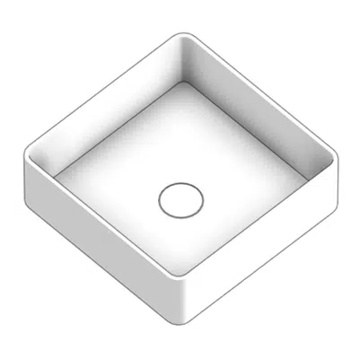 SOLLER square countertop basin图像