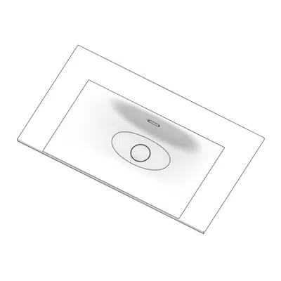 Image for SENSE inset basin without led