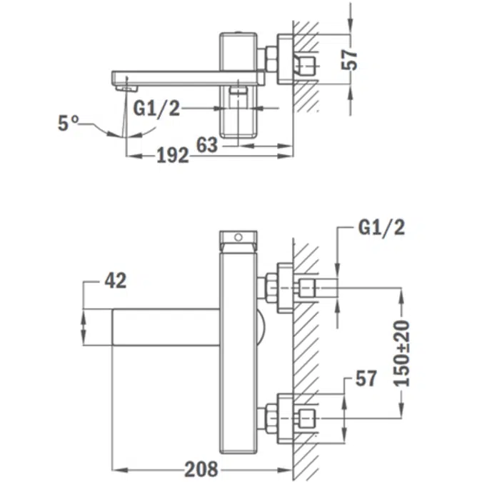 SOLLER bath-shower mixer