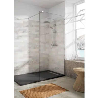 Image for TIMOR shower enclosure with 1 fixed 8mm panel