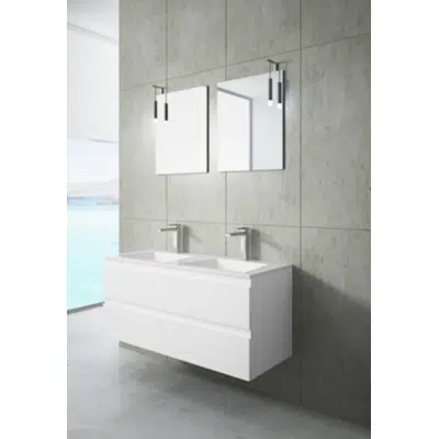 Image pour SOLLER 2 drawer bath cabinet with siphon cutout
