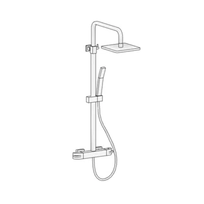 รูปภาพสำหรับ Columna de ducha termostática minimalista SOLLER