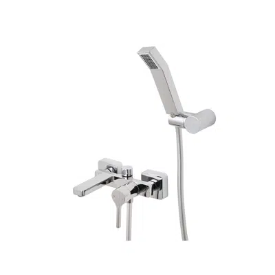 Image for Dessin Bath-Shower Mixer with Shower Set