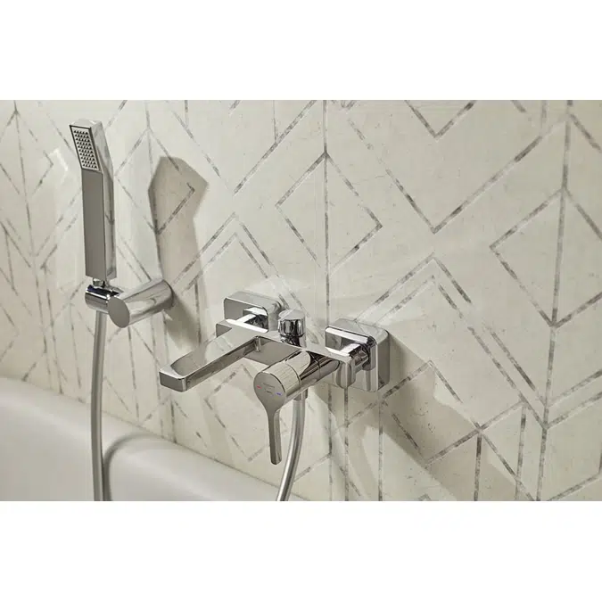 Dessin Bath-Shower Mixer with Shower Set